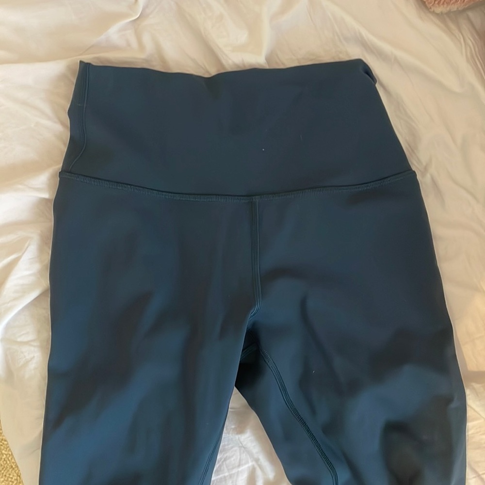 LULULEMON dark teal 7/8 leggings